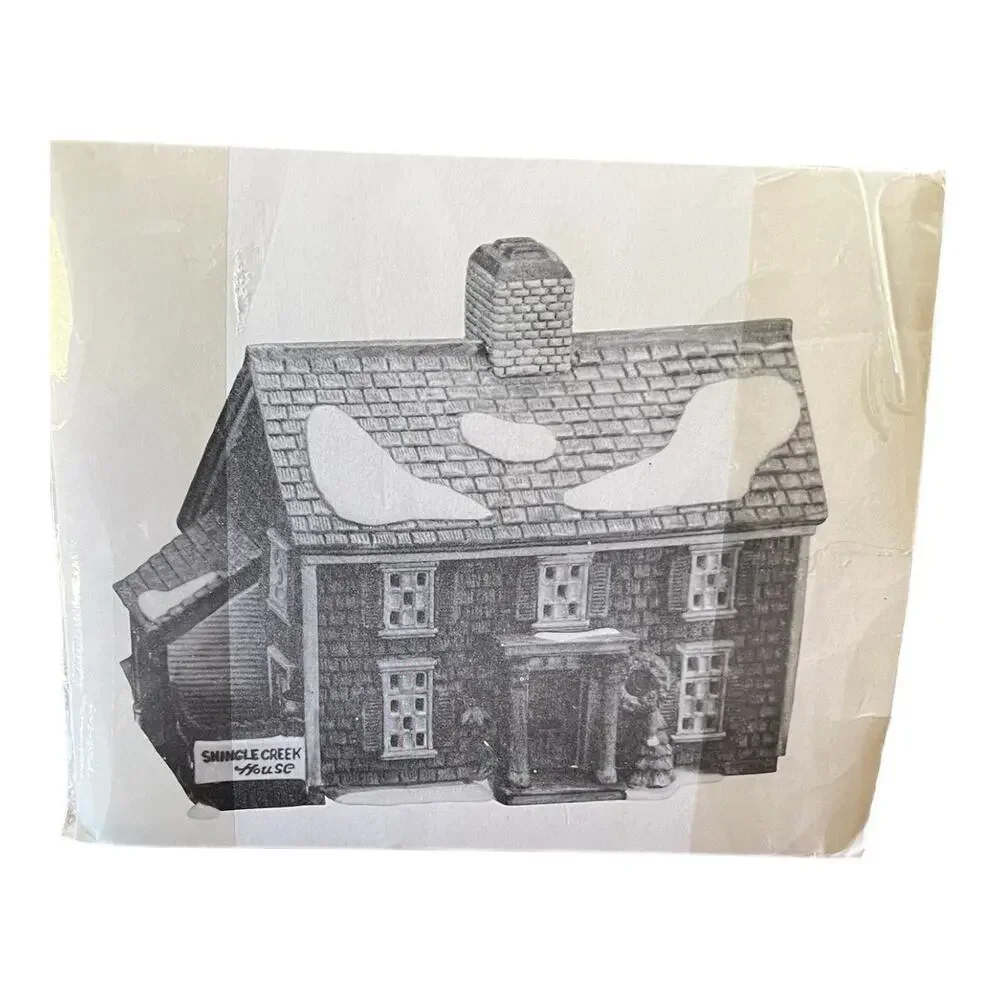 VTG ORIGINAL Dept 56 Heritage Village Shingle Creek House Lighted Retired EUC